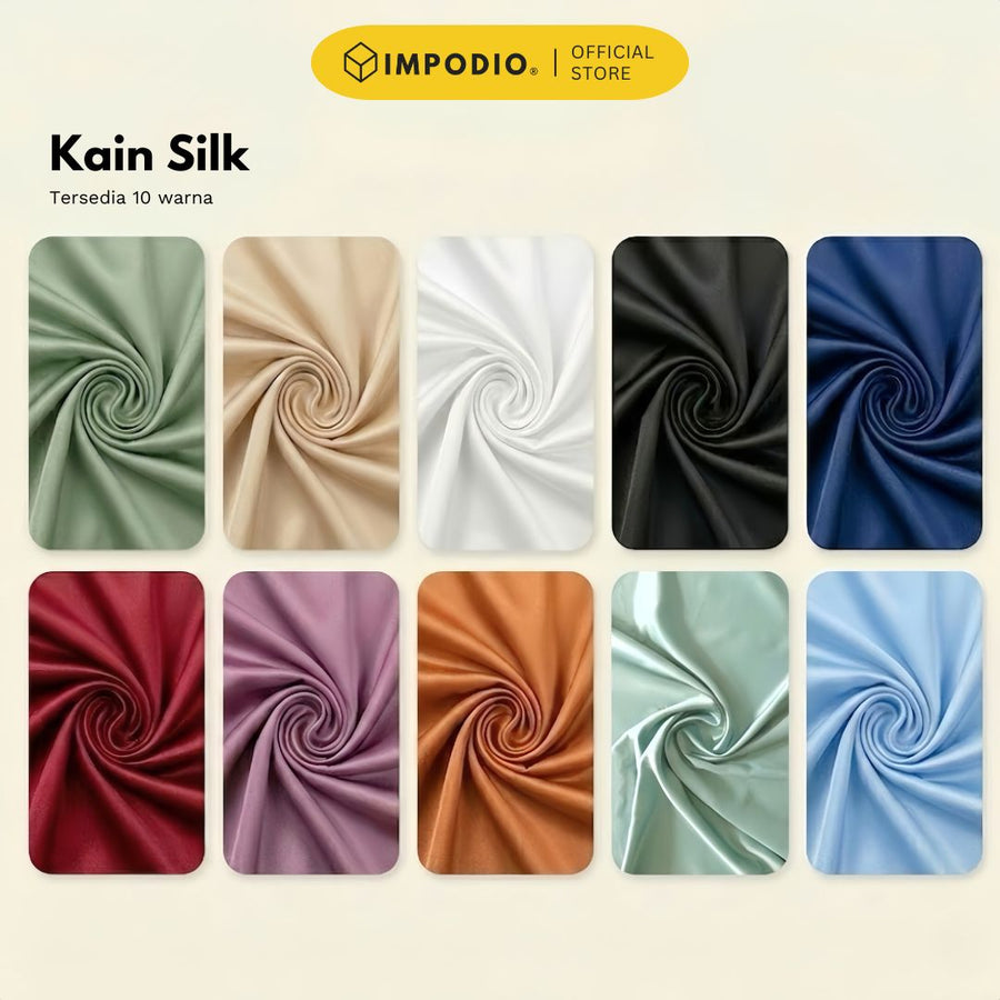 IMPODIO Kain Silk Background foto produk – backdrop napkin props foto