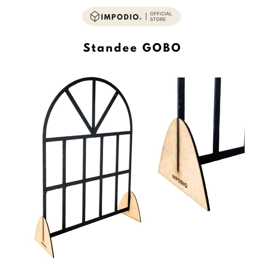 IMPODIO Standee - Stand GOBO uk 10x8cm - Peyanggah alas