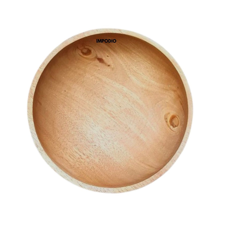 IMPODIO Mangkok Kayu Mahoni Diameter 16cm - Aksesoris Photography