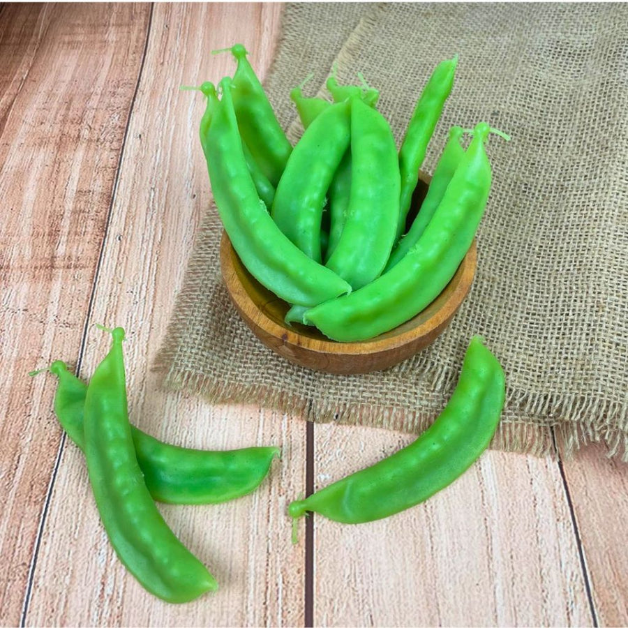 IMPODIO Kacang Kapri Palsu Artificial – Fake Peas Properti Foto Produk