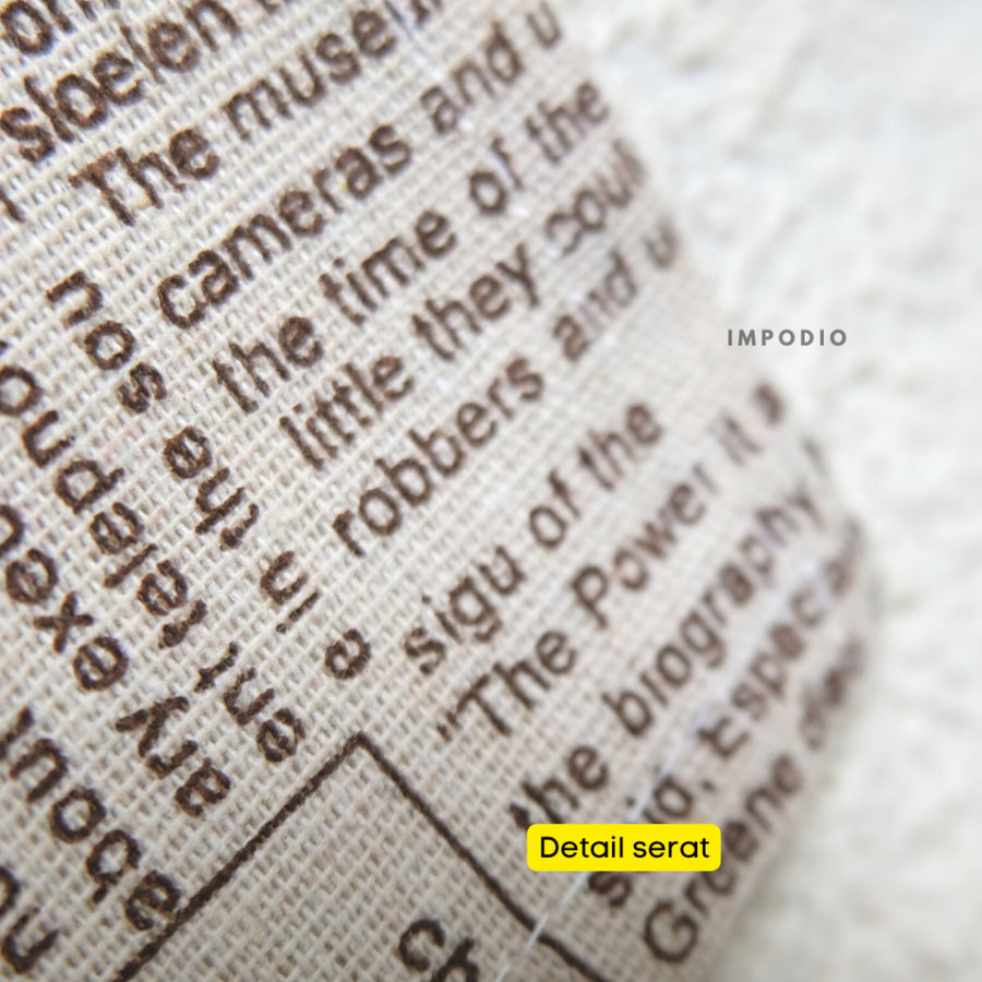 IMPODIO Napkin Canvas motif koran kain props foto food styling