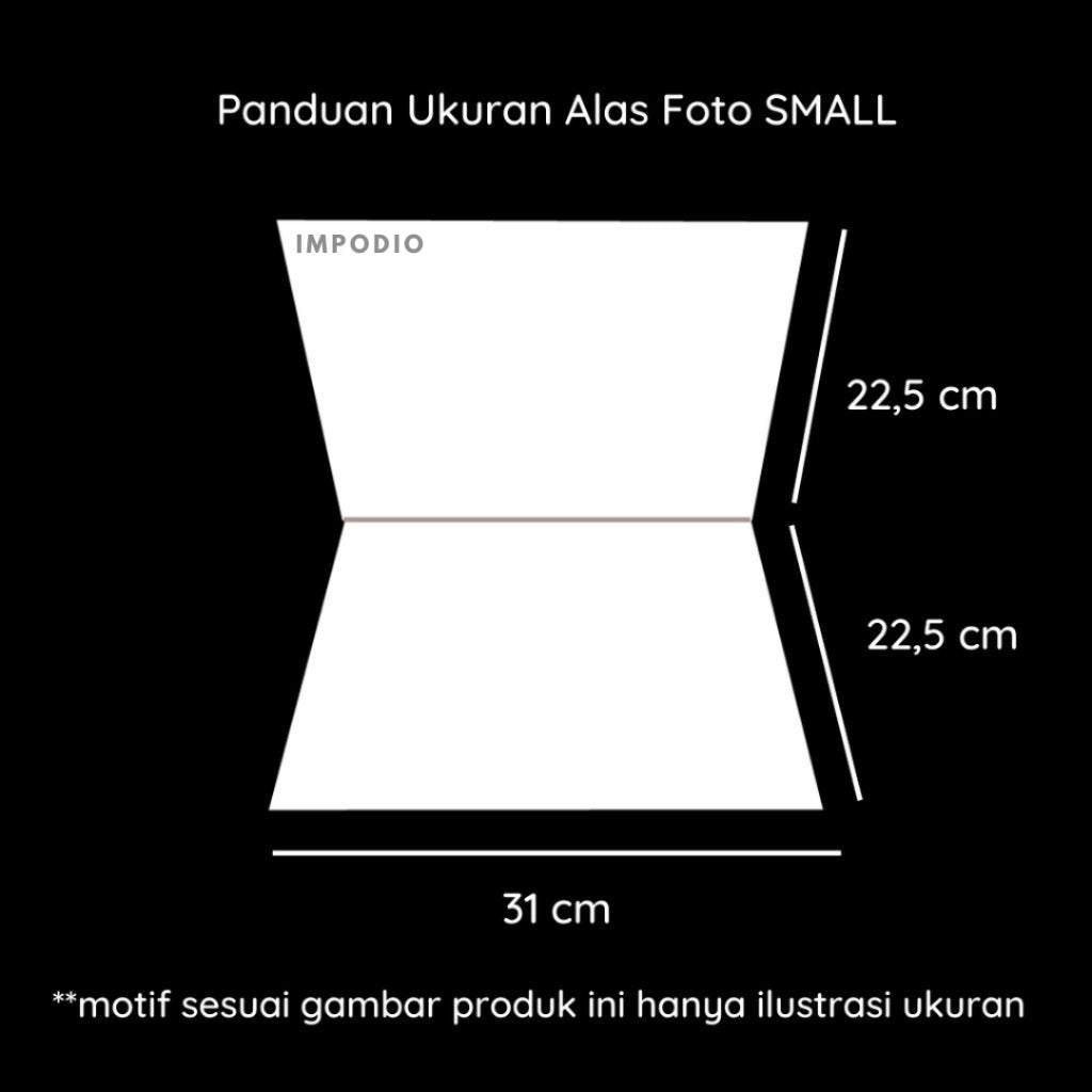 IMPODIO Alas Foto Lipat Motif Christmas Natal 68-72 - Background foto waterproof