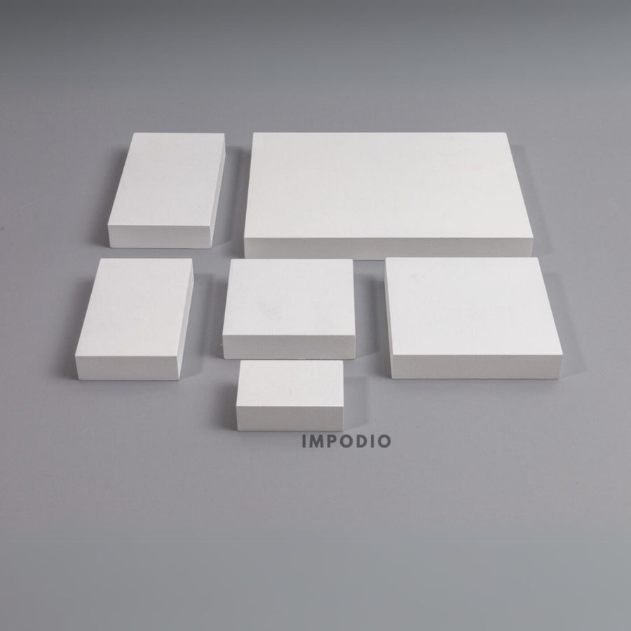 IMPODIO Set 6pcs Balok Geometry Photo Props – podium leveling balok