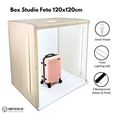 IMPODIO Mini studio Box photo uk. 120 x 120cm IMPODIO