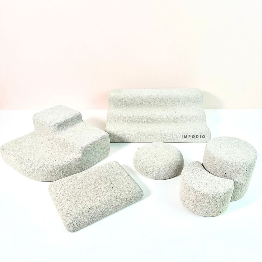 IMPODIO Stone Geometry Podium Ornament Display Minimalist
