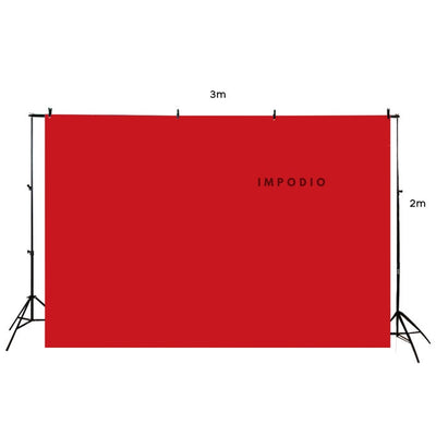 IMPODIO Paket Stand 3x2M kain Biru & Merah - Properti studio foto