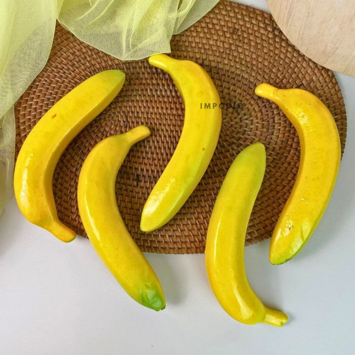 IMPODIO Pisang artificial – Fake Banana – Buah plastik Props