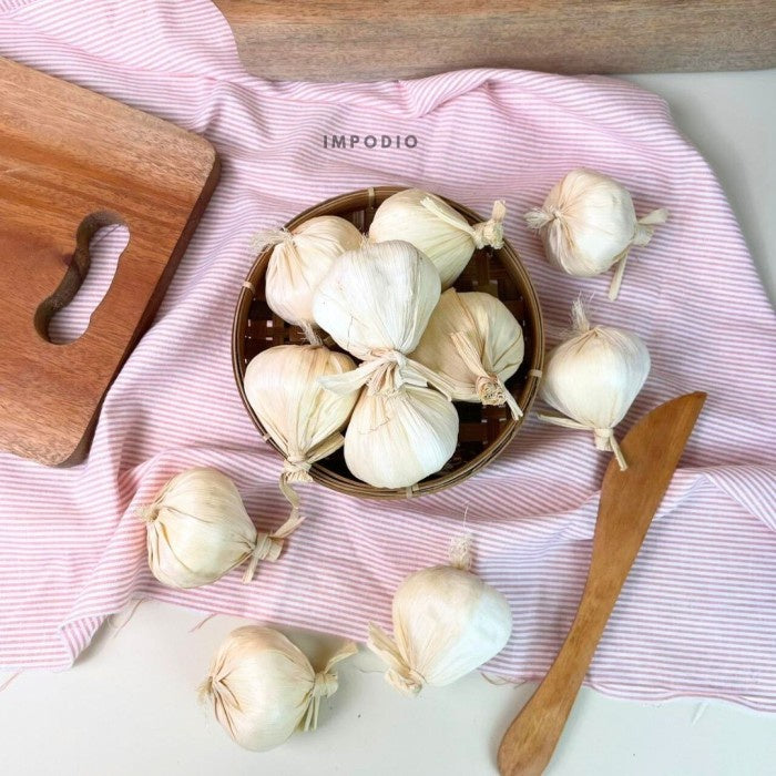 IMPODIO Bawang merah dan putih Palsu / Fake Garlic / - Props Foto