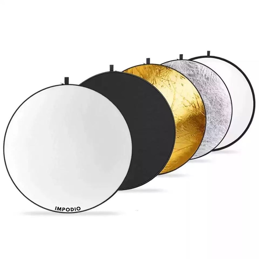 IMPODIO Reflektor 5 in 1 diameter 110cm untuk Studio bulat bisa