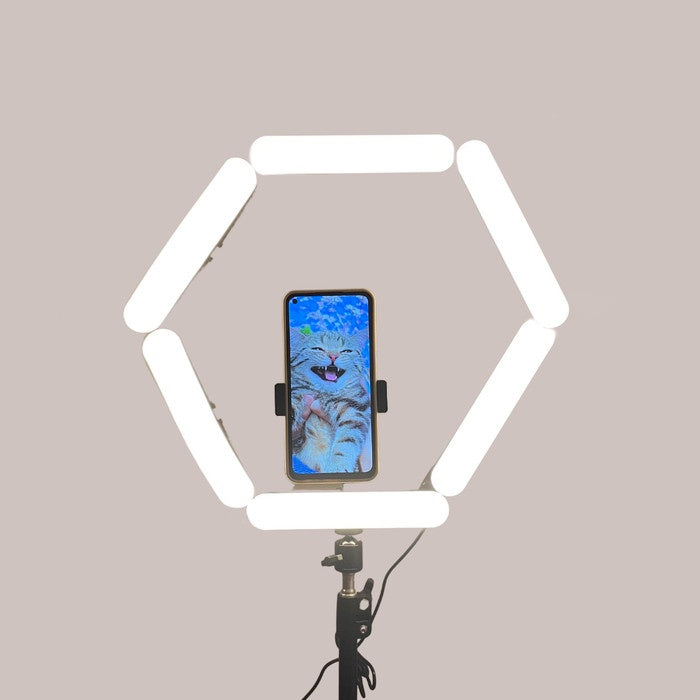 IMPODIO LED Foldable Ringlight 5 Lampu & 6 Lampu - Live stream