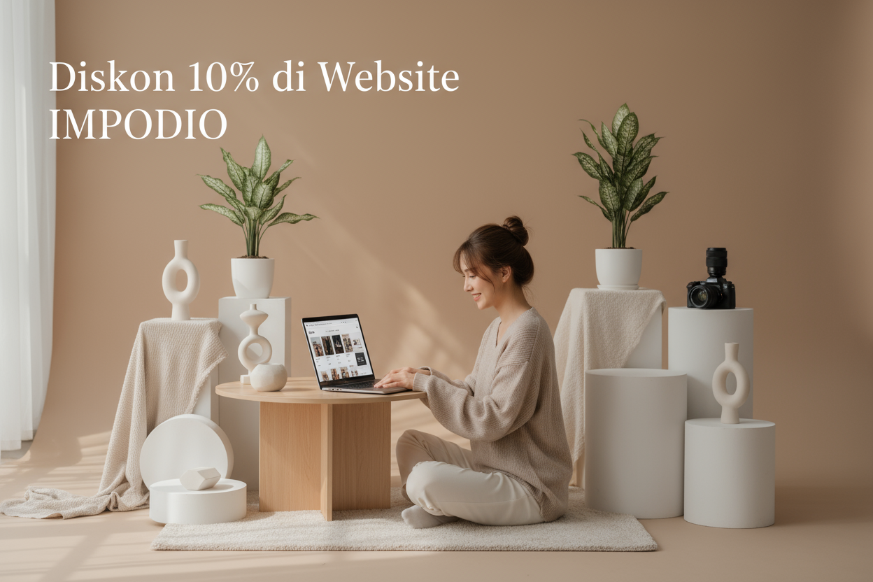 Belanja di Website IMPODIO Lebih Untung — Diskon 10% Tanpa Syarat!