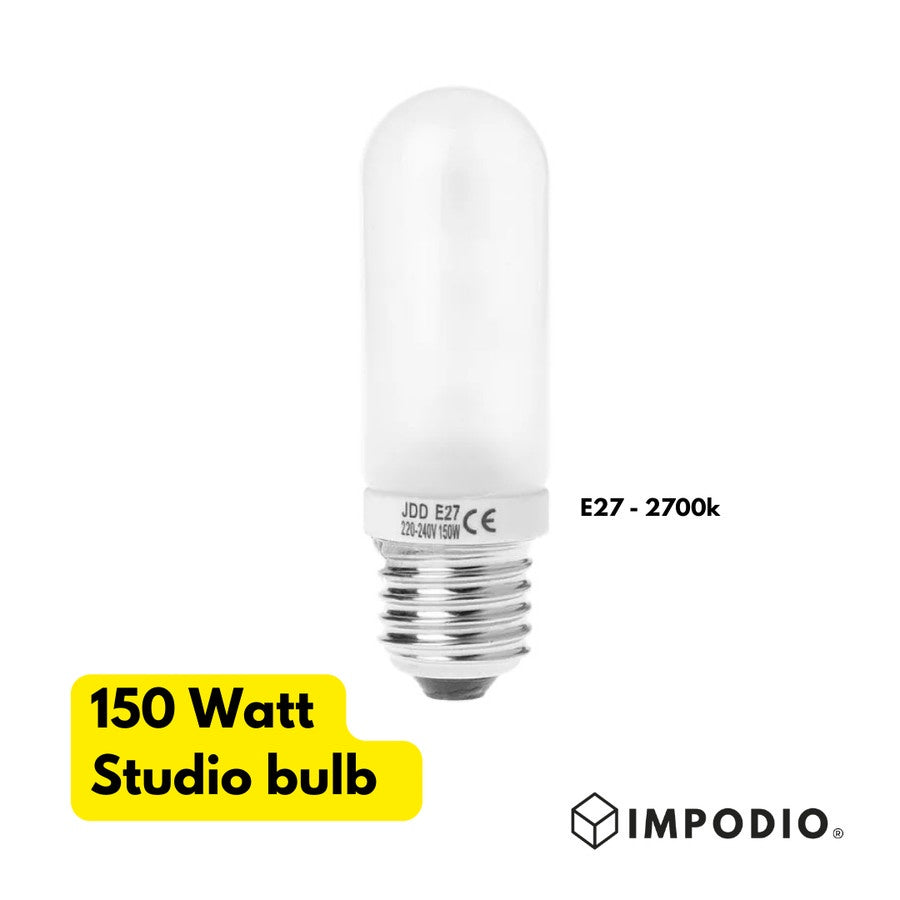 IMPODIO 150 watt bulb lamp untuk studio – photography E27 - 2700k