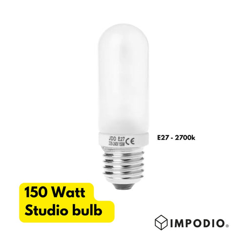 IMPODIO 150 watt bulb lamp untuk studio – photography E27 - 2700k