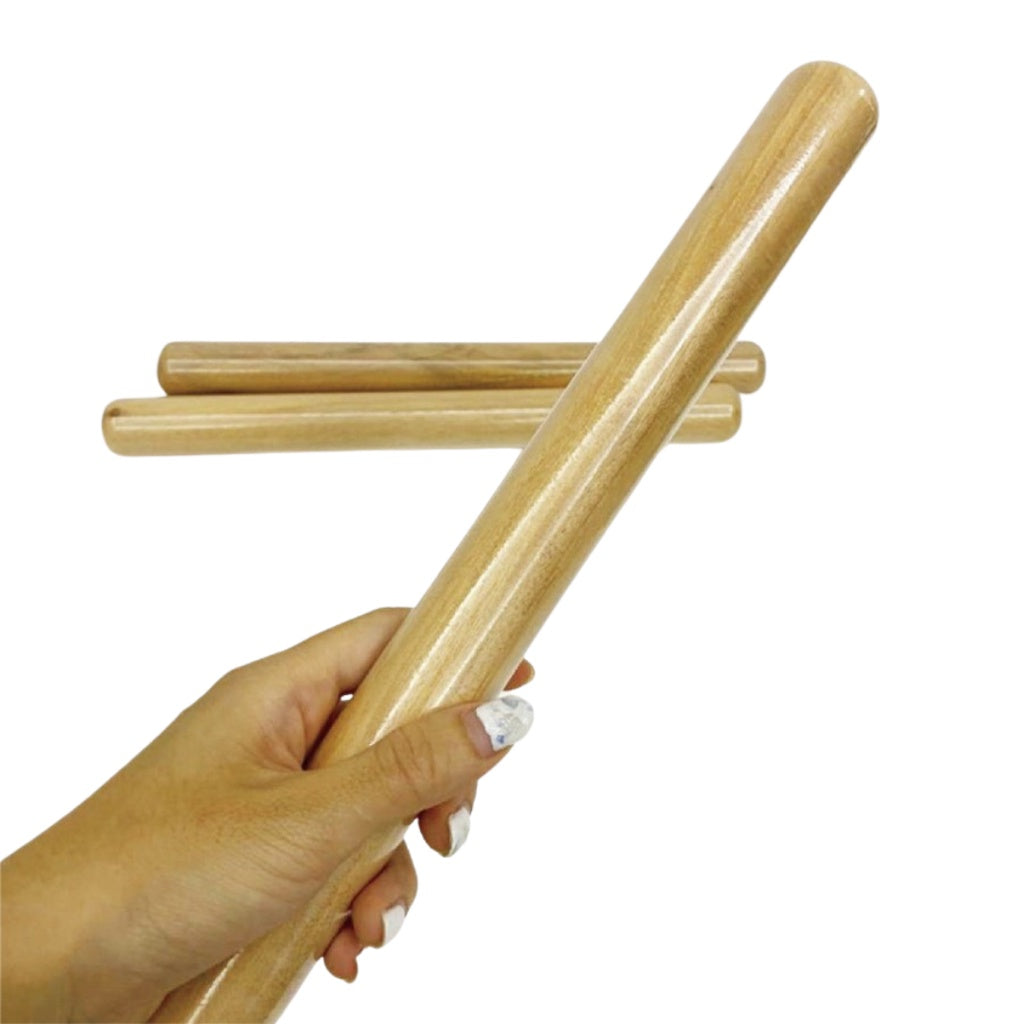 IMPODIO Rolling Pin Kayu penggilas / Penggiling Adonan panjang 20 dan 28cm