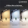 IMPODIO Ring Light 3 in 1 + stand 120cm bisa 3 warna dan terang - tampak samping
