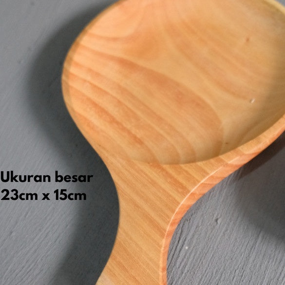 IMPODIO Piring kayu bentuk Teflon / piring aesthetic berkualitas