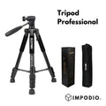 IMPODIO Tripod Profesional Zomei Q111 Hitam – Kuat dan