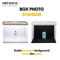 IMPODIO Box Studio Foto ukuran 45cm x 32cm GOOD QUALITY - background putih