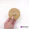 IMPODIO Placemat rotan – tatakan alas makan piring gelas bamboo - foto 9