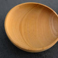IMPODIO Piring mini Tempat sambal cobek kayu diameter 8cm dan 10cm - close up