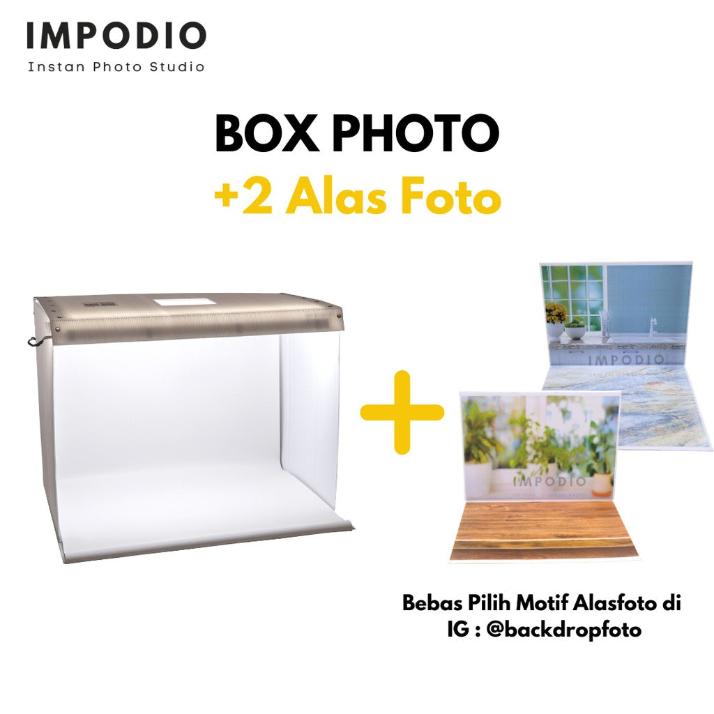IMPODIO Mini studio photo box ukuran A2