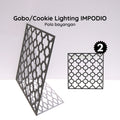 IMPODIO Gobo Black IMPODIO – pembentuk bayangan foto - background putih