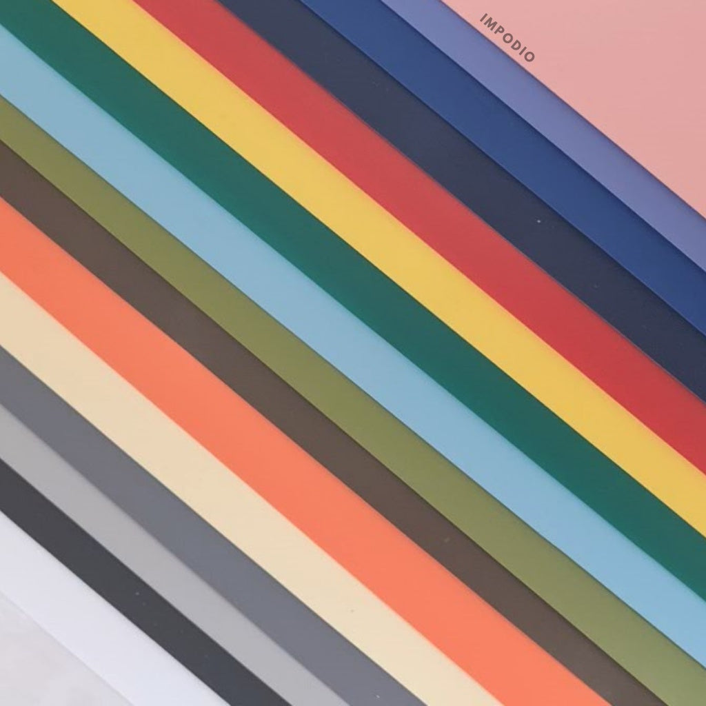 IMPODIO Paket mini stand + Background PVC Putih 60x100