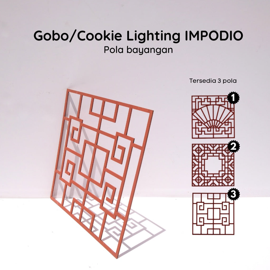 Gobo IMPODIO / chinese style window / pengatur bayangan photo props