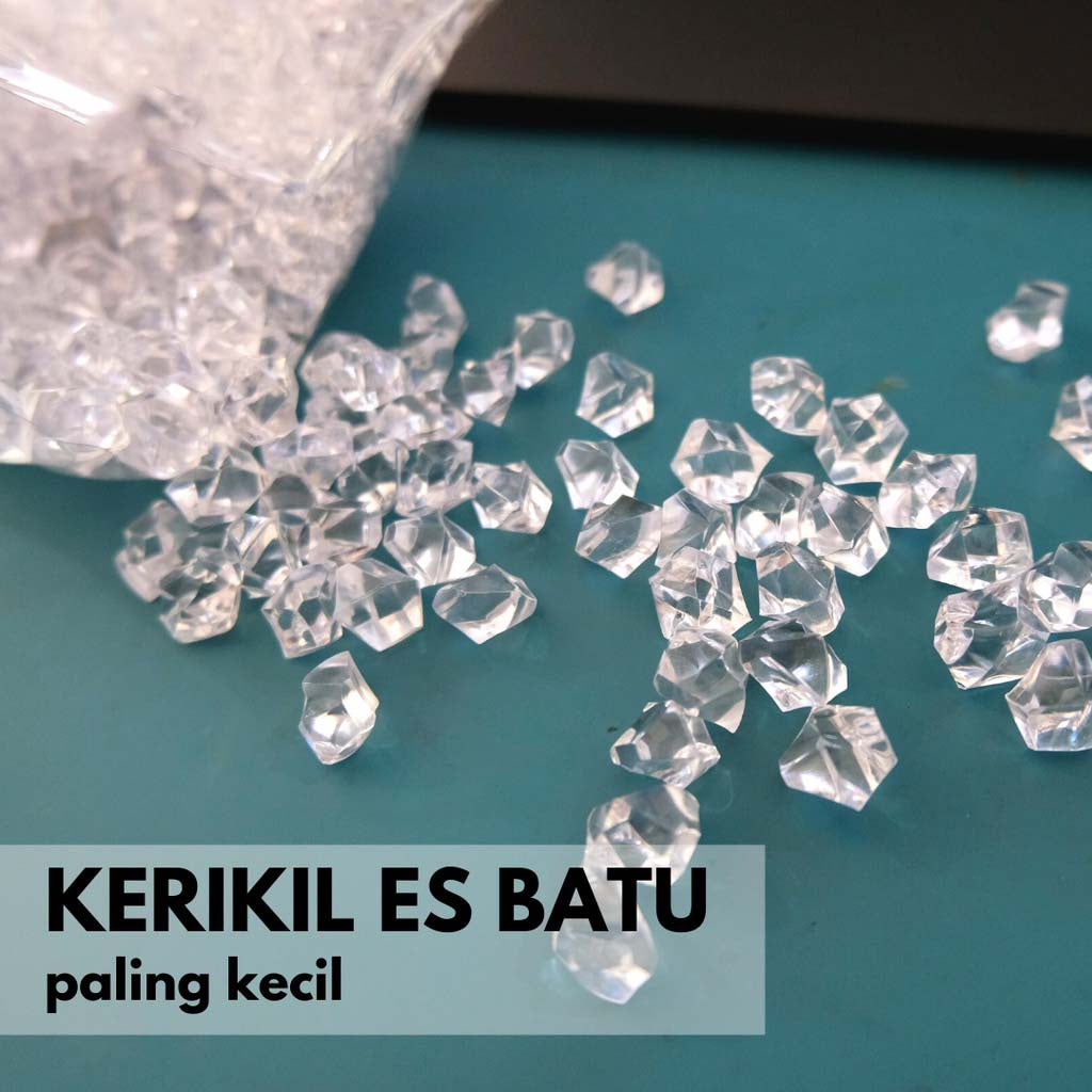 Kerikil es batu / ice cube crackers ukuran paling kecil IMPODIO props