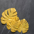 IMPODIO artificial monstera gold – Properti foto konten - detail produk