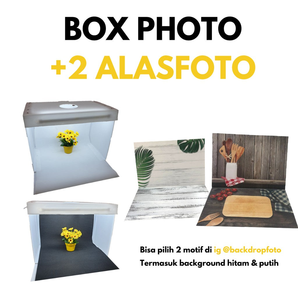 IMPODIO Box Studio Mini  ukuran A1 - Paket dengan alasfoto A1