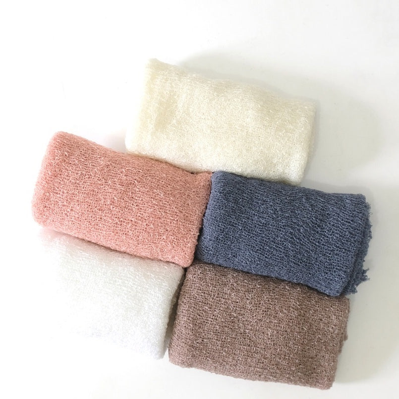 IMPODIO Kain rajut fotografi /napkin pastel properti foto / photo props