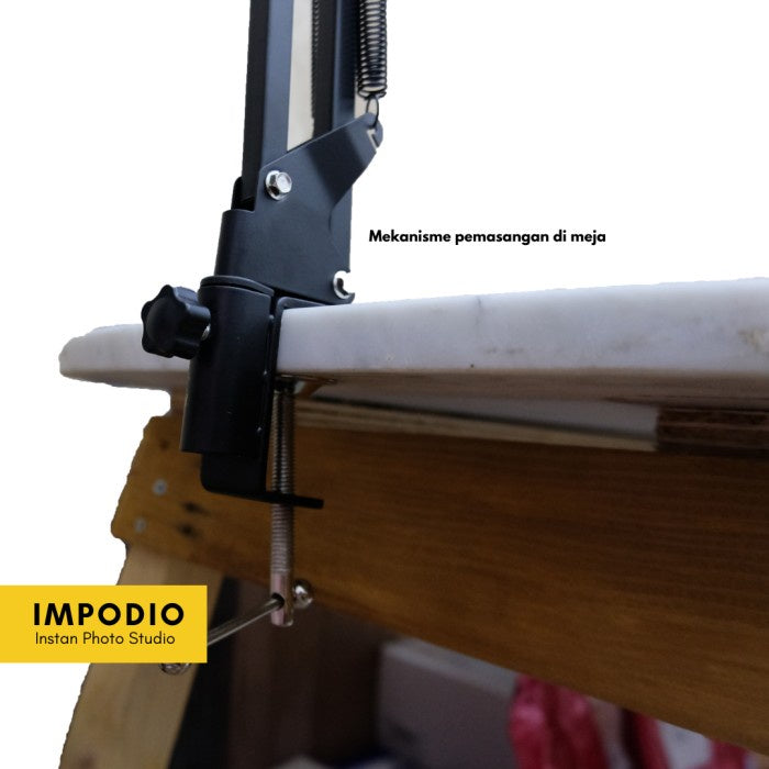 IMPODIO Overhead bracket HP untuk flatlay konten