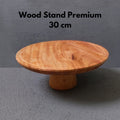 IMPODIO Wood stand premium Diameter 20cm – 30cm - close up