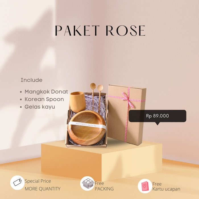 Hampers Rose IMPODIO / gift set wedding birthday valentine