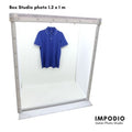 IMPODIO Box studio foto ukuran 120 cm x 100cm - close up