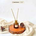 IMPODIO Wood Slice Kayu Natural 15-17cm  -  Props foto flaylayout tatakan rustic  aesthetic