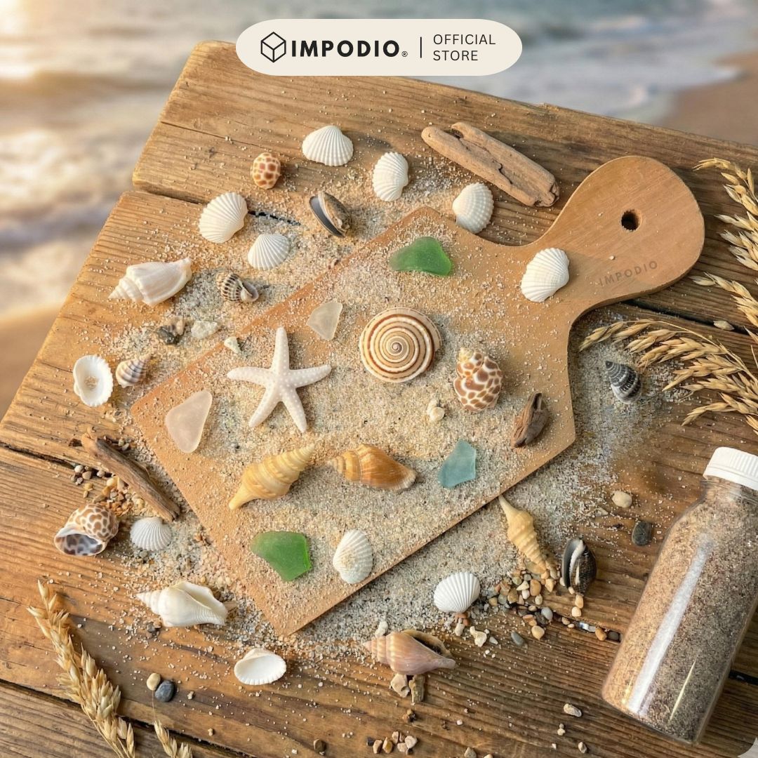 IMPODIO Mini kerang hias set – hiasan mahar – foto produk acc