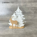 IMPODIO Ornamen rusa dan pohon natal - Props foto produk