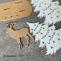 IMPODIO Ornamen rusa dan pohon natal - Props foto produk