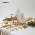 IMPODIO Ornamen rusa dan pohon natal - Props foto produk