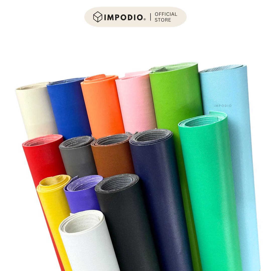 IMPODIO background 50 x 140 cm warna polos - kulit sintetis - latar foto produk waterproof
