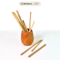 IMPODIO Sedotan Bambu Asli Go Green Lokal Handcrafted - Bambu asli awet ukuran 15cm 22cm