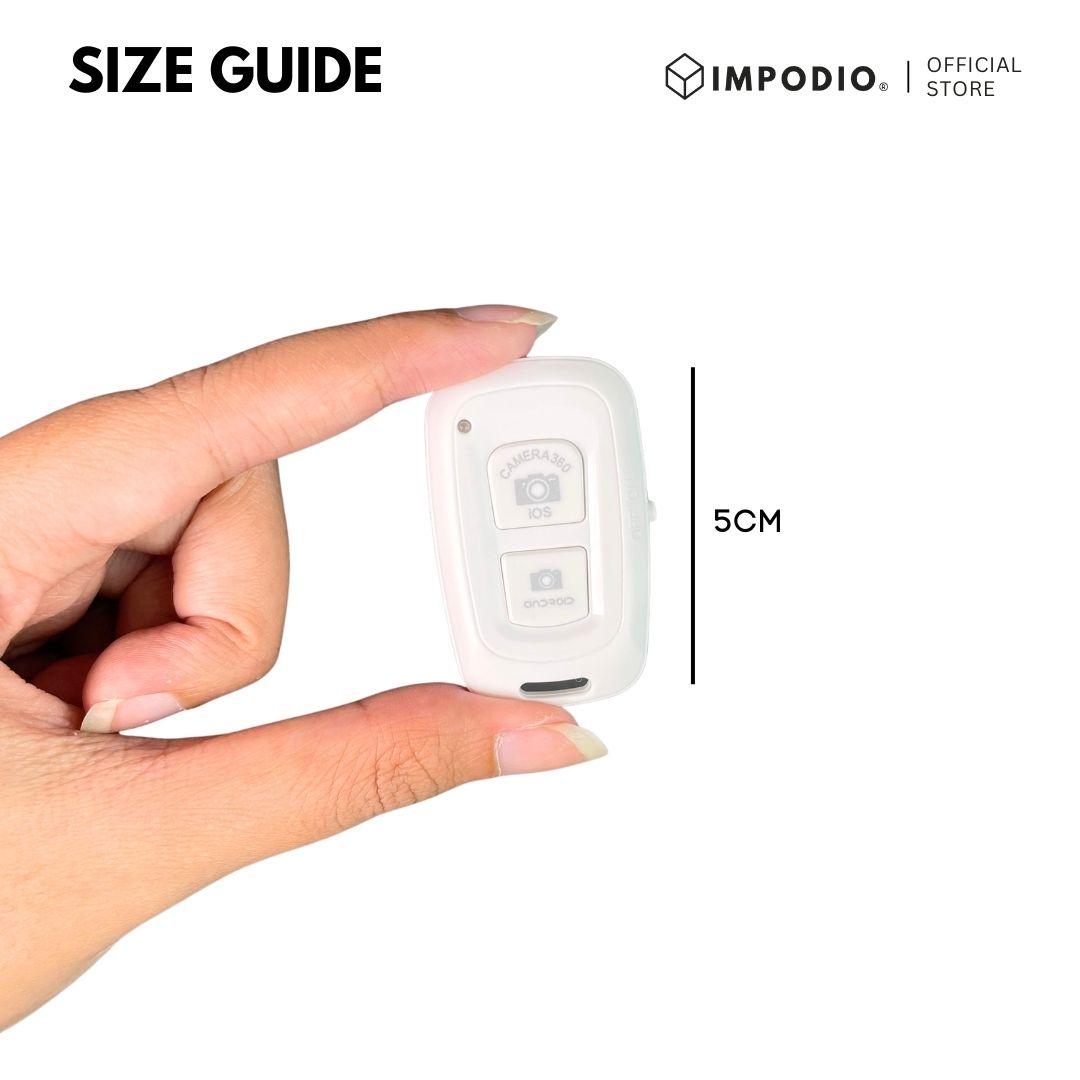 IMPODIO Shutter remote bluetooth Android/iphone