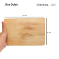 IMPODIO Talenan Kayu Pinus 22x15 cm Aksesoris Photography Asli Kayu Alami – Properti Foto Props