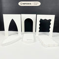 IMPODIO Window Geometry Kayu Set - Properti Alas Foto Produk Minimalis Modern - Props Foto Aesthetic