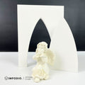 IMPODIO Window Geometry Kayu Set - Properti Alas Foto Produk Minimalis Modern - Props Foto Aesthetic