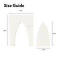 IMPODIO Window Geometry Kayu Set - Properti Alas Foto Produk Minimalis Modern - Props Foto Aesthetic