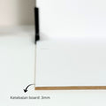 IMPODIO Alas Foto Lipat Backdrop Putih Polos A1 90x60cm - Background Studio Foto Produk Clean Aesthetic
