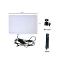 IMPODIO Lampu LED Fill Light Kotak 11 Inch - Lampu Studio Penerangan Lighting Fotografi Selfie Vlogging